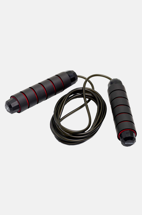 Black & Red Speedplus Adjustable Skipping Rope